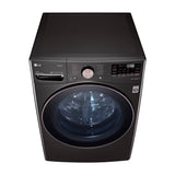 LG Combo Lavadora Automatica Inverter Direct Drive y Secadora a Gas de Carga Frontal | 6 Motion DD | TurboWash 360 | 25kg | Negro