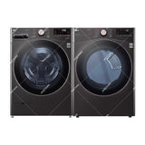 LG Combo Lavadora Automatica Inverter Direct Drive y Secadora a Gas de Carga Frontal | 6 Motion DD | TurboWash 360 | 25kg | Negro