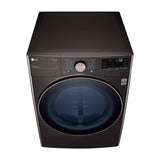 LG Combo Lavadora Automatica Inverter Direct Drive y Secadora a Gas de Carga Frontal | 6 Motion DD | TurboWash 360 | 25kg | Negro