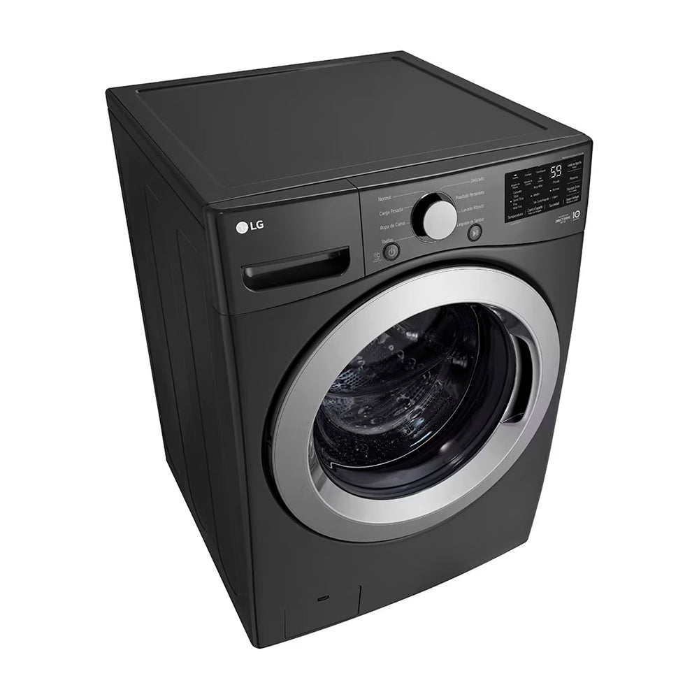 LG Combo Lavadora Automatica Inverter Direct Drive y Secadora a Gas de Carga Frontal | 6 Motion DD | 25kg | Negro Medio