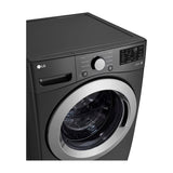 LG Combo Lavadora Automatica Inverter Direct Drive y Secadora a Gas de Carga Frontal | 6 Motion DD | 25kg | Negro Medio