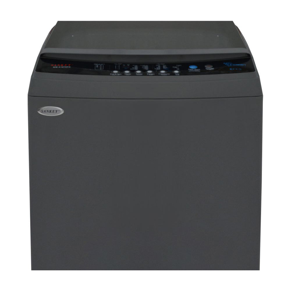 Sankey Lavadora Automática de Carga Superior | Super Silencioso | Programable | Filtrado Total | 16kg | Gris