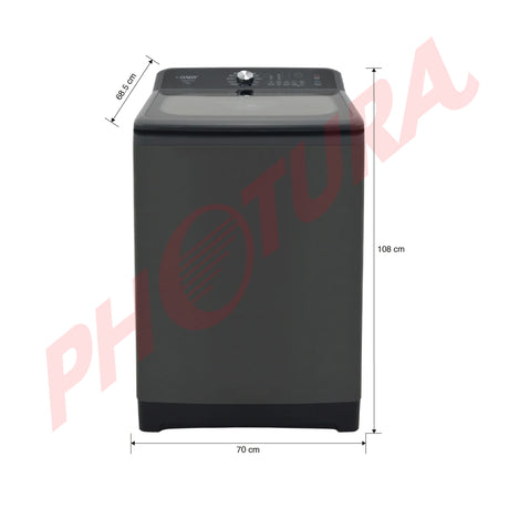 Sankey Lavadora Automática Inverter de Carga Superior | Panel Digital | Super Silencioso | Programable | Filtrado Total | 19kg | Gris