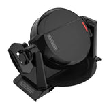 Black & Decker Waflera de Doble Giro | Estilo Belga | Superficie Antiadherente | Negro
