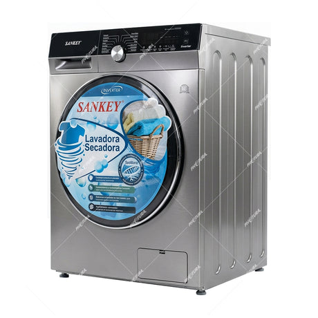 Sankey Lavadora Secadora Eléctrica 2-en-1 Inverter de Carga Frontal | Sistema Spa Care | Super Silencioso | Programable | 15kg