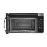 Whirlpool Microondas Extractor de 1000W | Tipo Campana | Controles Táctiles | 1.7p3 | Plateado