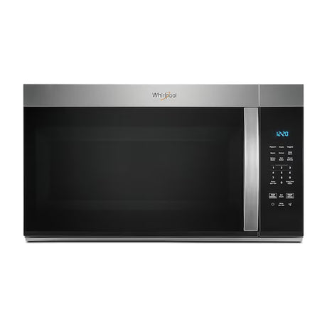 Whirlpool Microondas Extractor de 1000W | Tipo Campana | Controles Táctiles | 1.7p3 | Plateado