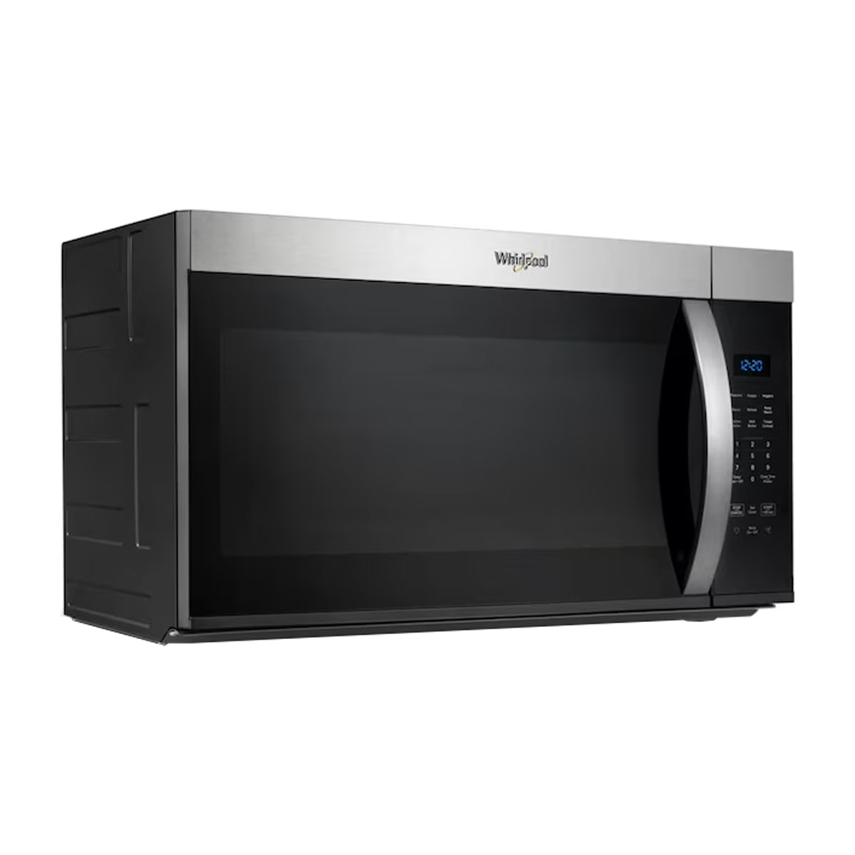 Whirlpool Microondas Extractor de 1000W | Tipo Campana | Controles Táctiles | 1.7p3 | Plateado