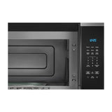 Whirlpool Microondas Extractor de 1000W | Tipo Campana | Controles Táctiles | 1.7p3 | Plateado