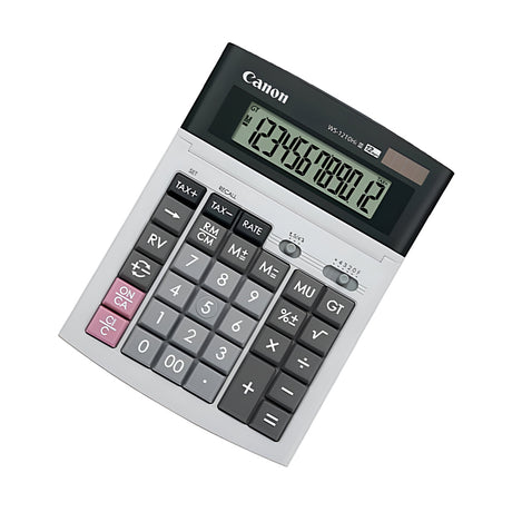 Canon Calculadora de Escritorio de 12 Digitos | Portatil | Pantalla con Inclinación Ajustable