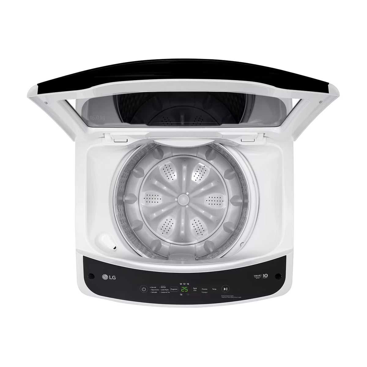 LG Lavadora Automática Smart Inverter de Carga Superior | TurboDrum | Smart Motion | 16kg | Blanco