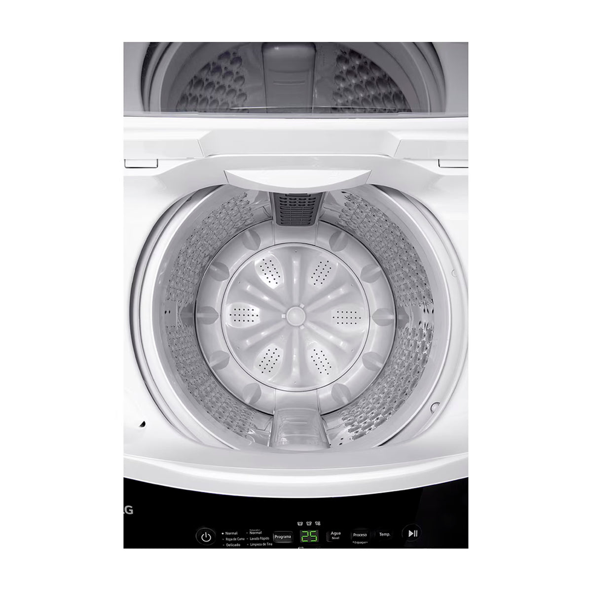 LG Lavadora Automática Smart Inverter de Carga Superior | TurboDrum | Smart Motion | 16kg | Blanco