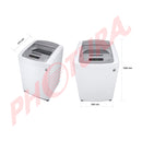 LG Lavadora Automática Smart Inverter de Carga Superior | TurboDrum | Punch+3 | Silencioso | 17kg