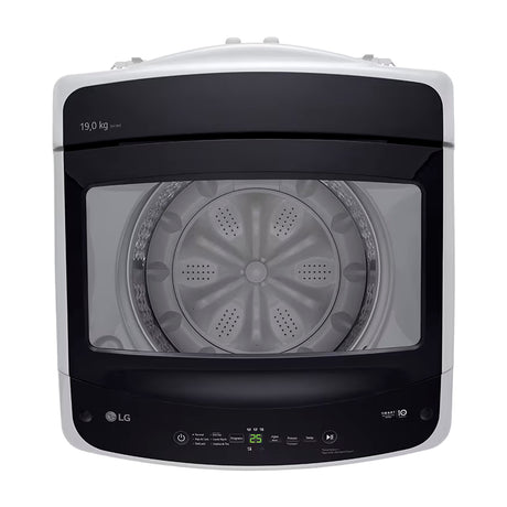LG Lavadora Automática Smart Inverter de Carga Superior | TurboDrum | Smart Motion | 19kg | Gris