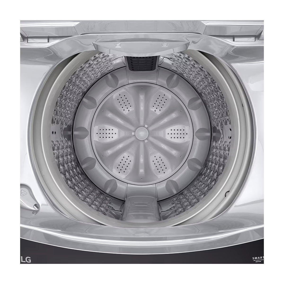 LG Lavadora Automática Smart Inverter de Carga Superior | TurboDrum | Smart Motion | 19kg | Gris