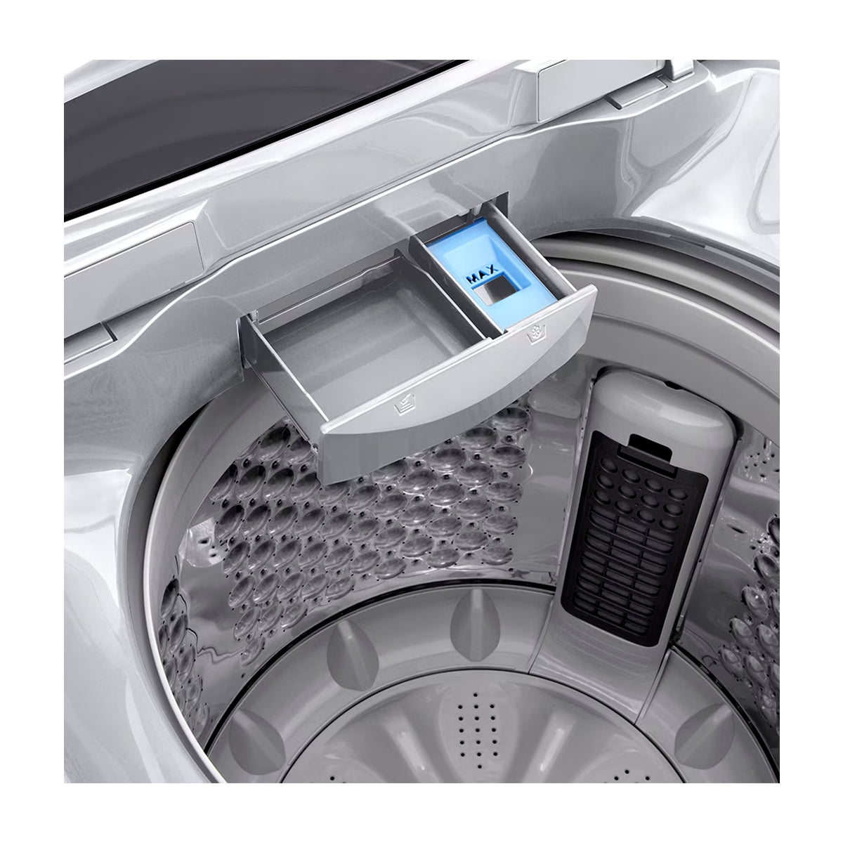 LG Lavadora Automática Smart Inverter de Carga Superior | TurboDrum | Smart Motion | 19kg | Gris