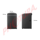 LG Lavadora Automática Inverter Direct Drive de Carga Superior | AI DD | 6 Motion DD | Scent+ | 19kg | Negro