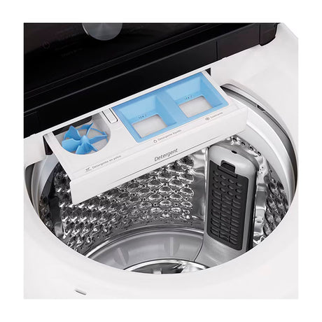 LG Lavadora Automática Inverter Direct Drive de Carga Superior | AI DD | ThinQ | 6 Motion DD | TurboWash | 23kg | Blanco