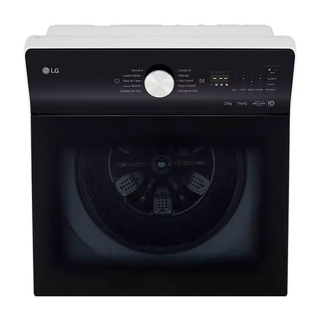 LG Lavadora Automática Inverter Direct Drive de Carga Superior | AI DD | ThinQ | 6 Motion DD | TurboWash | 23kg | Blanco