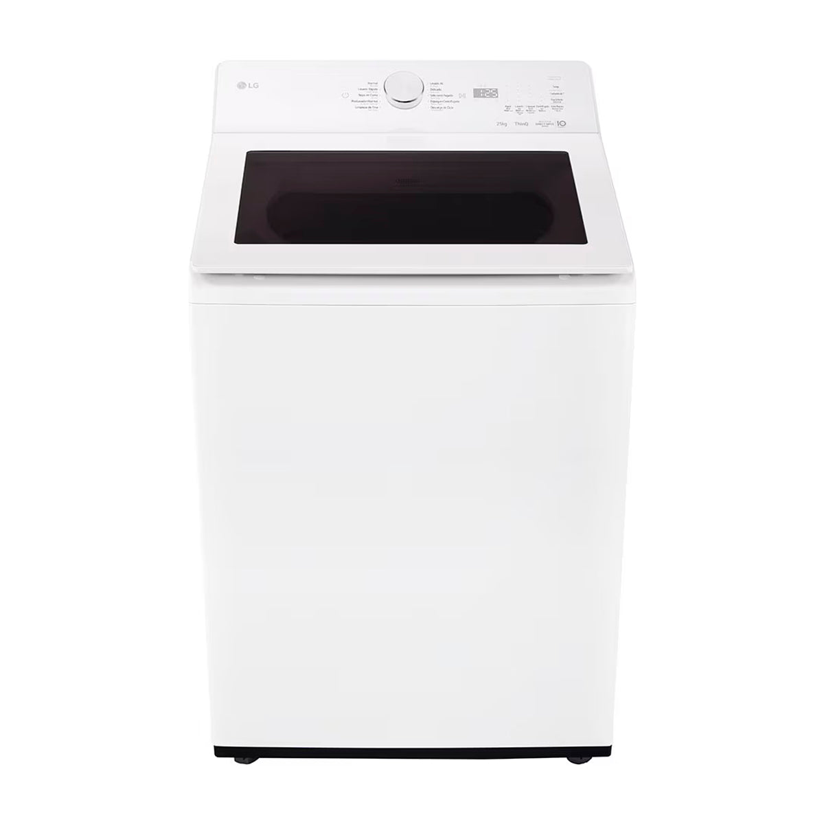 LG Lavadora Automática Inverter Direct Drive de Carga Superior | AI DD | ThinQ | 6 Motion DD | TurboWash | 25kg | Blanco