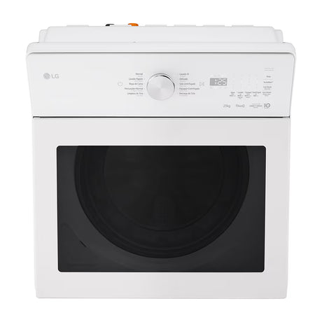 LG Lavadora Automática Inverter Direct Drive de Carga Superior | AI DD | ThinQ | 6 Motion DD | TurboWash | 25kg | Blanco