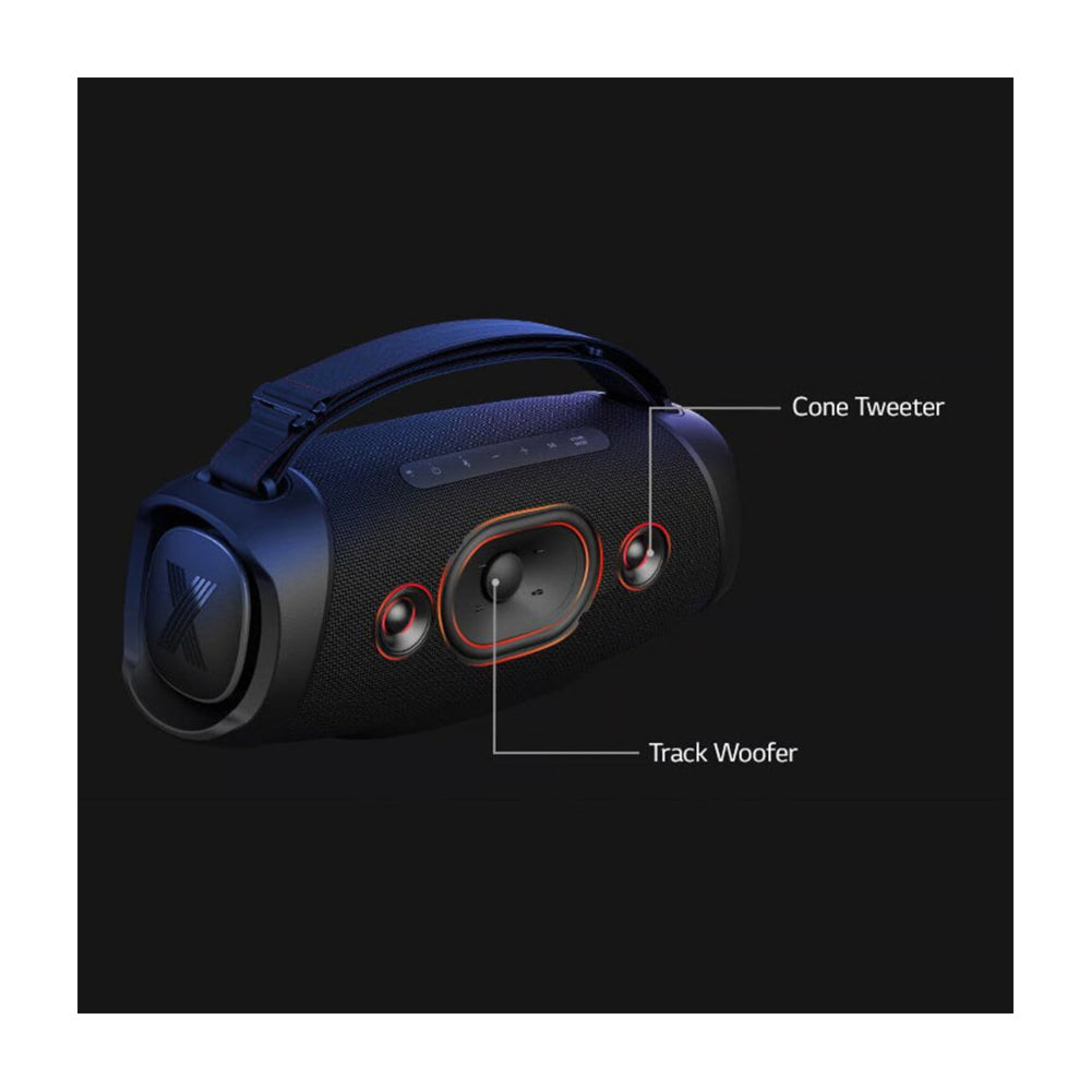 LG XBOOM Go XG8T Bocina Portátil Bluetooth Waterproof | Sound Boost | Light Studio | 15H | IP67 | Negro