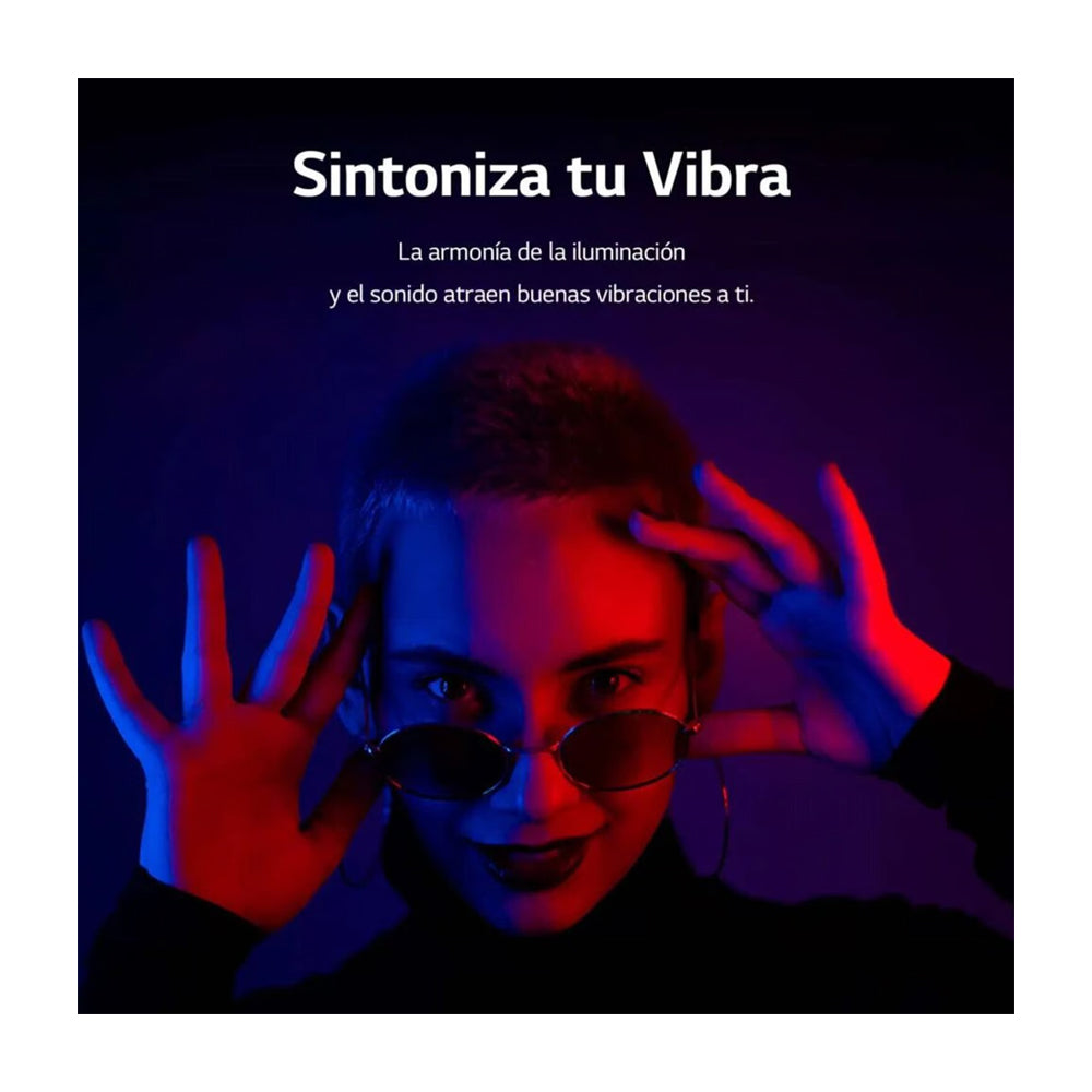 LG XBOOM Go XG8T Bocina Portátil Bluetooth Waterproof | Sound Boost | Light Studio | 15H | IP67 | Negro