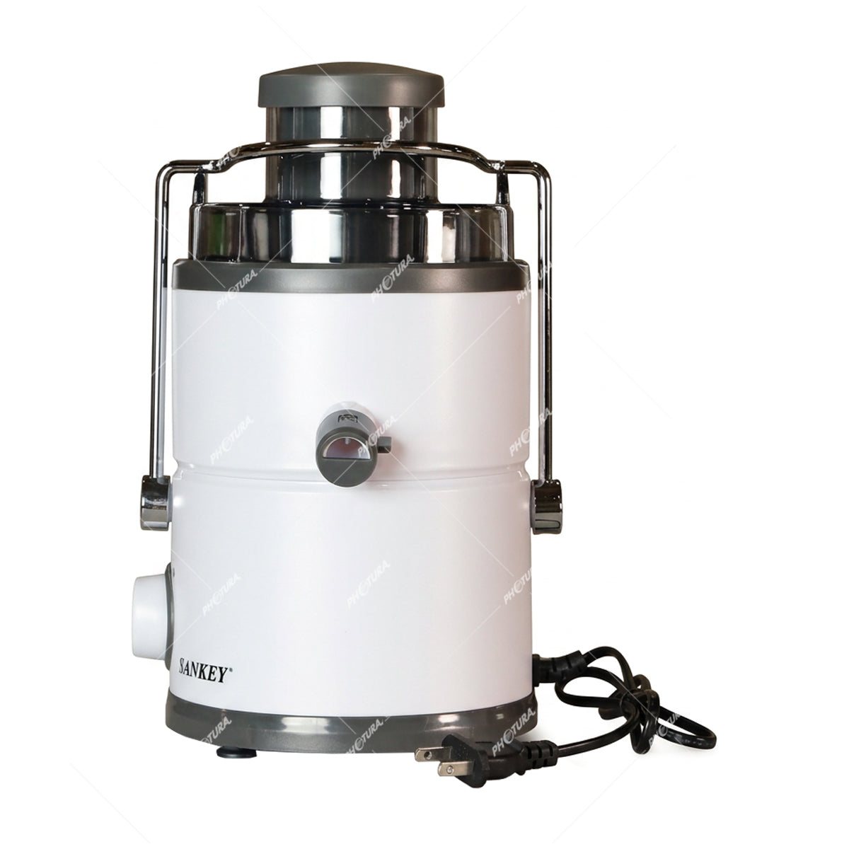 Sankey Extractor de Jugo | 0.5L | Alta Potencia | Colector de Pulpa | 600W | Blanco