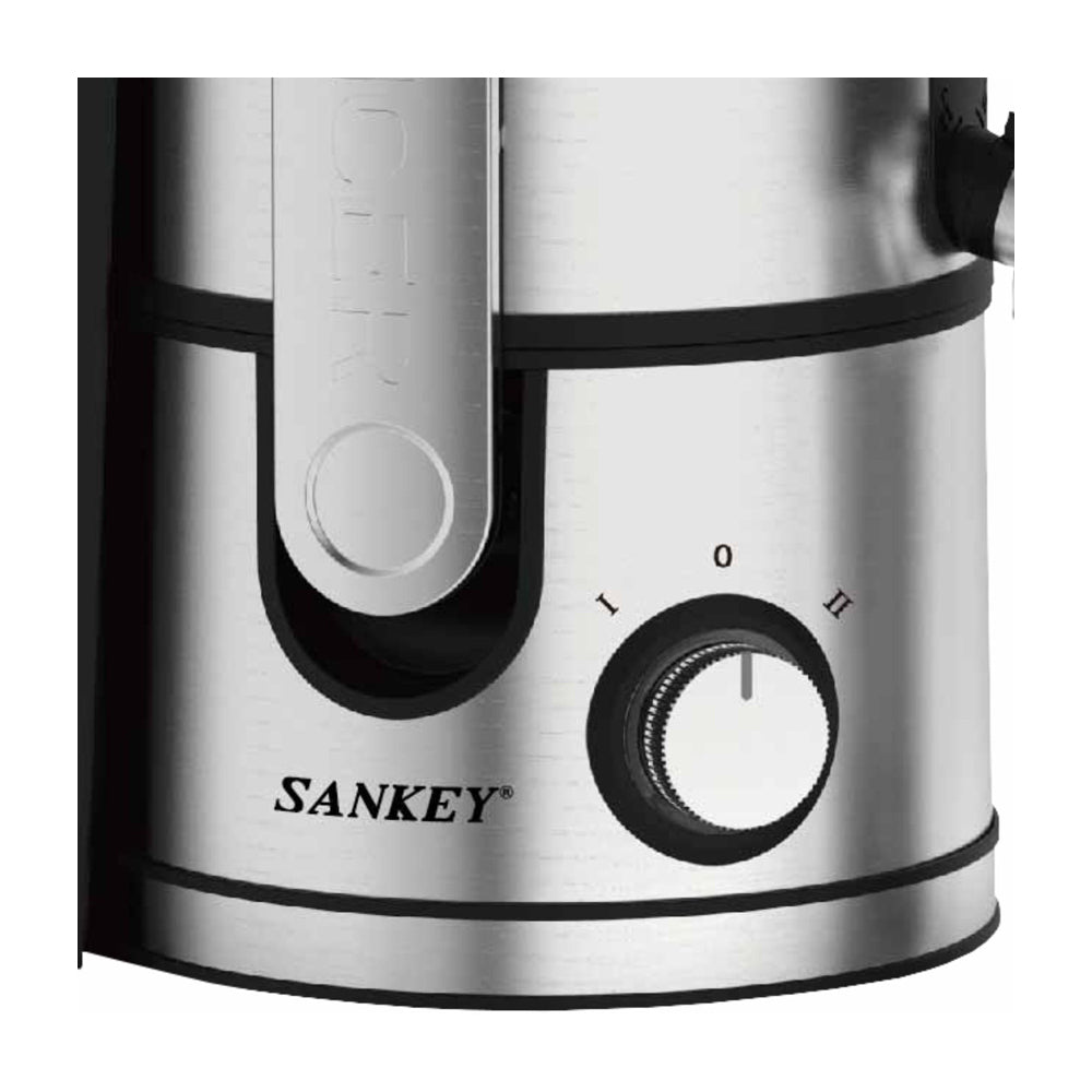 Sankey Extractor de Jugo | 1.1L | Alta Potencia | Colector de Pulpa | 800W | Negro Plateado