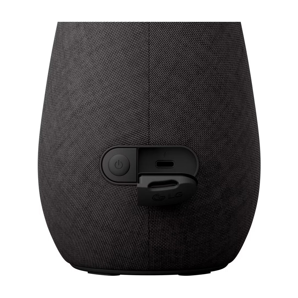LG XBOOM Go XO2T Bocina Portátil Bluetooth Waterproof |  Sonido 360° | Iluminación | 15H | IP55 | Negro