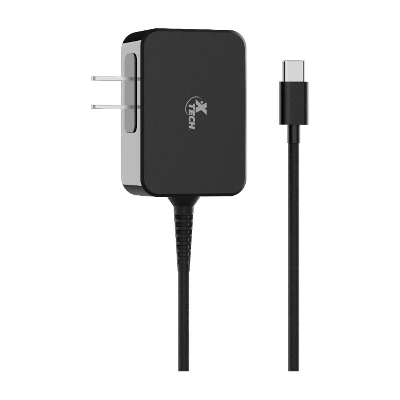 Xtech Adaptador de Corriente USB-C | 65W |  Negro