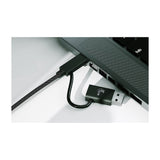 Xtech Cable 2 en 1 USB A / USB C a USB C  | 1.82 Metros | Negro