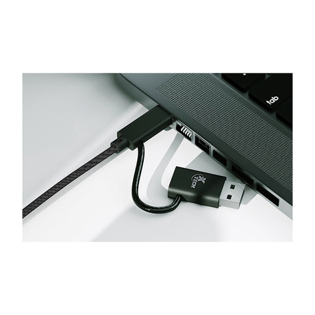 Xtech Cable 2 en 1 USB A / USB C a USB C  | 1.82 Metros | Negro