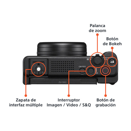 Sony ZV-1 II Cámara Digital | Negro