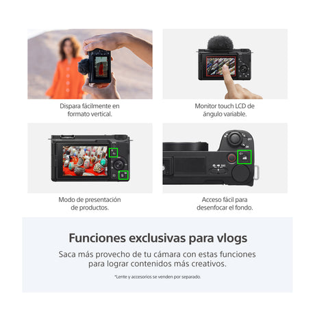 Sony ZV-E10 II Alpha Cámara Digital Mirrorless Body | ZV-E10M2