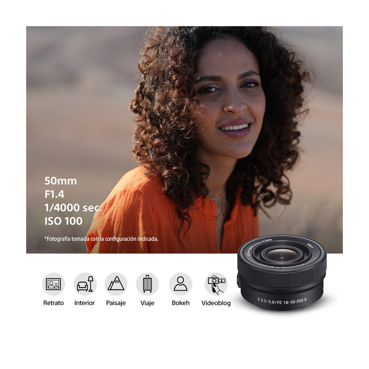 Sony ZV-E10 II Alpha Cámara Digital Mirrorless con Lente 16-50mm OSS II | ZV-E10M2K
