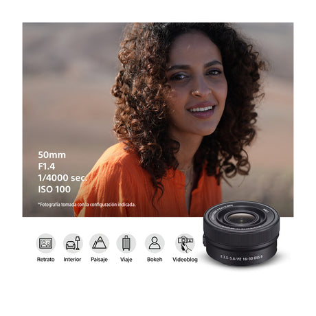 Sony ZV-E10 II Alpha Cámara Digital Mirrorless con Lente 16-50mm OSS II | ZV-E10M2K