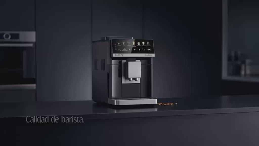 Sankey One Barista Cafetera | 15 Bares | Dual Cream | Panel Digital | 5 Modos | Molino Integrado | Negro