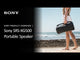 Sony XG500 Bocina Portátil Bluetooth Waterproof | Mega Bass | Luces | 30H | IP66 | Negro