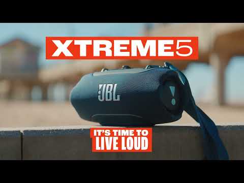JBL Xtreme 5 Bocina Portátil Bluetooth Waterproof | AI Sound Boost | 28H | IP68 | Azul