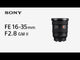 Sony Lente FE 16-35mm f/2.8 GM II