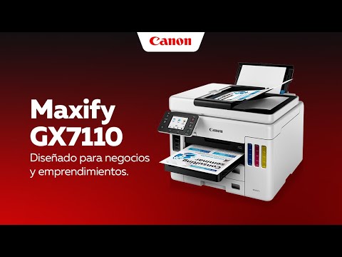 Canon GX7110 Impresora Inalámbrica Multifuncional MAXIFY con Tanques de Tinta