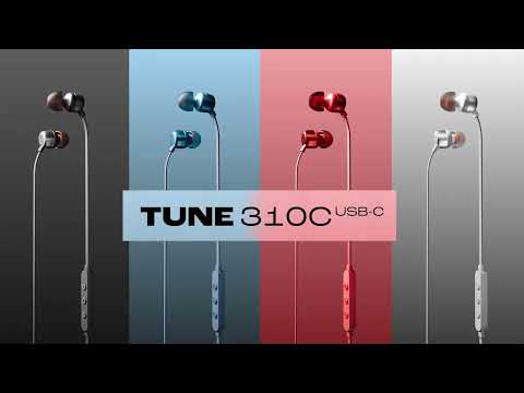JBL Tune 310C Audífonos de Cable | Rojo