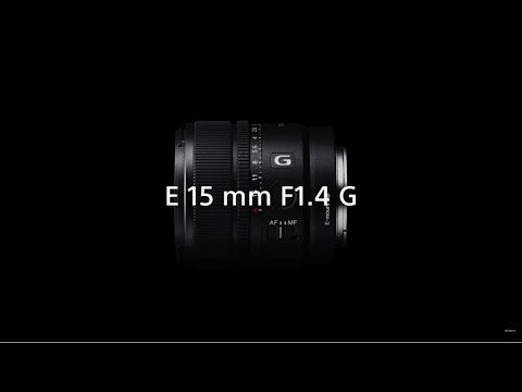 Sony Lente E 15mm f/1.4 G