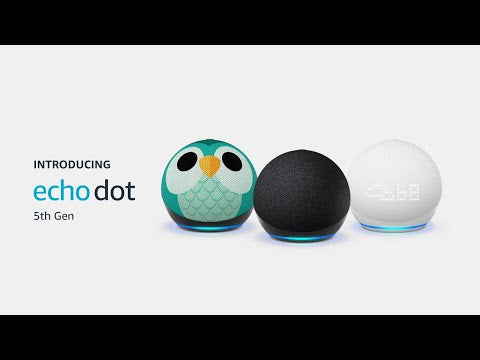 Amazon Echo Dot (5th Gen) Bocina Inteligente | Alexa | Voice Control | WiFi | Negro