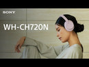 Sony WH-CH720N Audífonos Inalámbricos Bluetooth Over-Ear | Noise Cancelling | Rosa