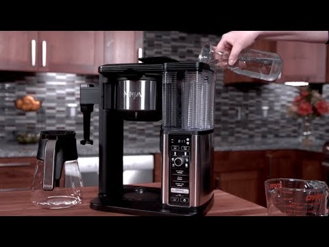 Ninja Cafetera de Especialidad de 10 Tazas | 4 Estilos de Preparación | Espumador Plegable | Negro