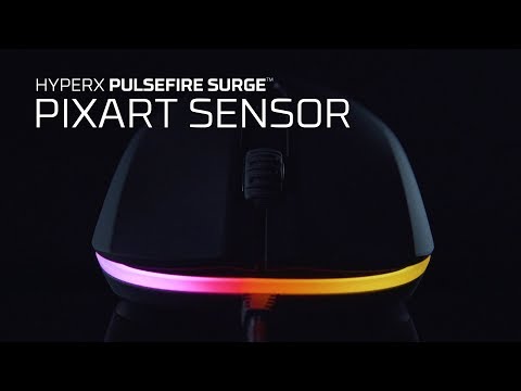 HyperX Pulsefire Surge Mouse Gaming de Cable | RGB | Memoria Integrada | 16,000 DPI | Negro