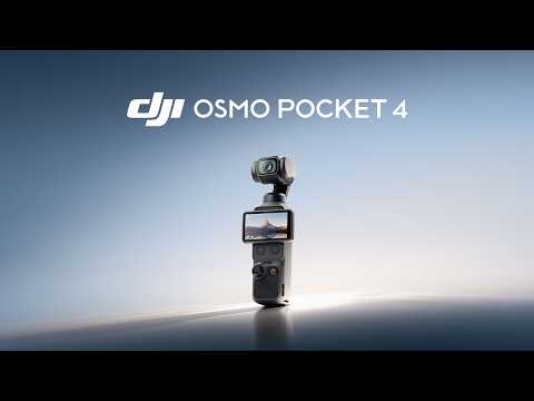 DJI Osmo Pocket 4 Creator Combo Cámara Digital | Video 4K | Estabilizador de 3-Ejes | Pantalla Giratoria | ActiveTrack 7.0 | OsmoAudio | Slow Motion