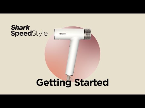 Shark SpeedStyle Secador de Cabello 3-en-1 | QuickSmooth | Curly & Coily | Blanco